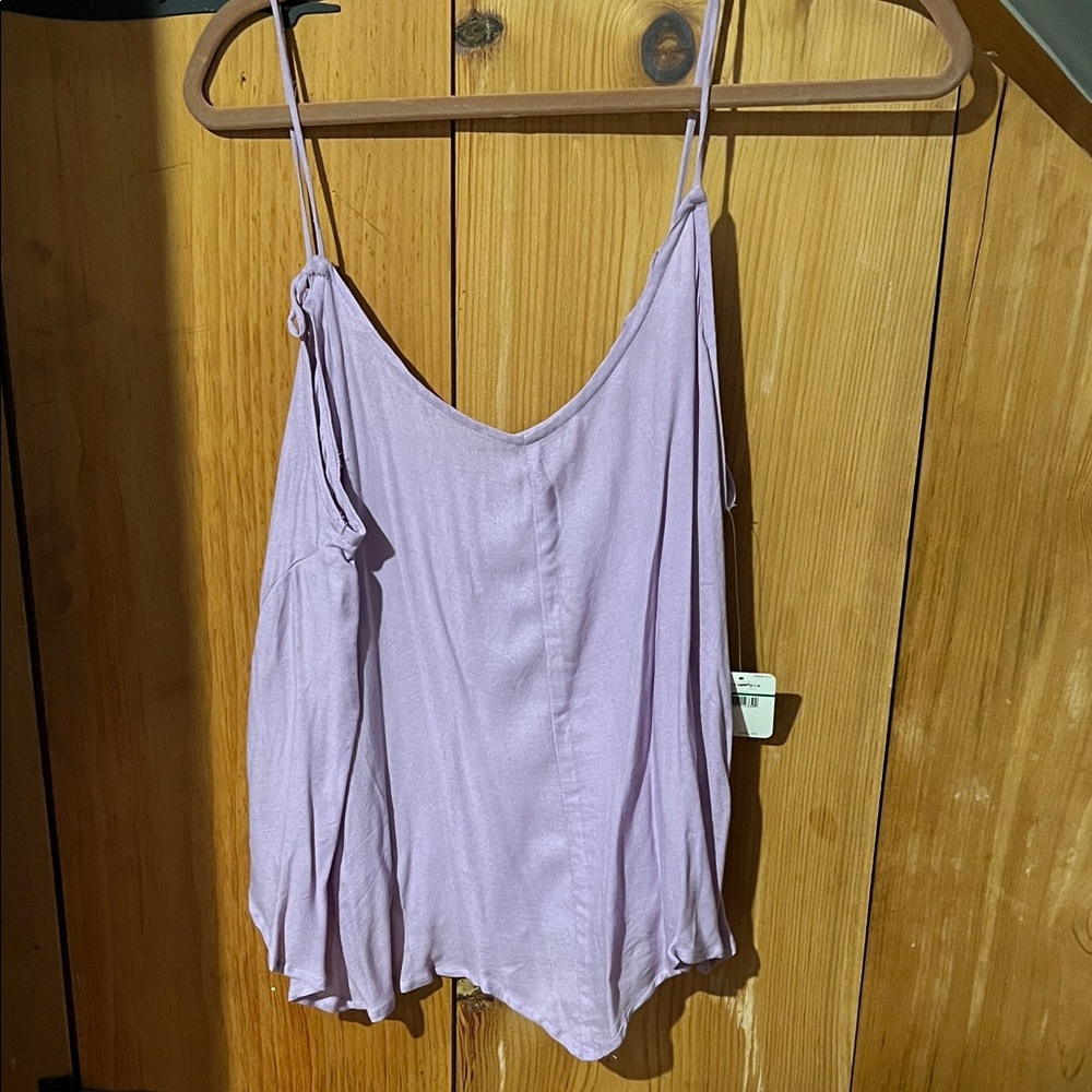 Free People Lavender Strap Top